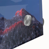 Large abstract depiction of Salt Lake City in muted earth tones on acrylic glass, suitable for dining room art.