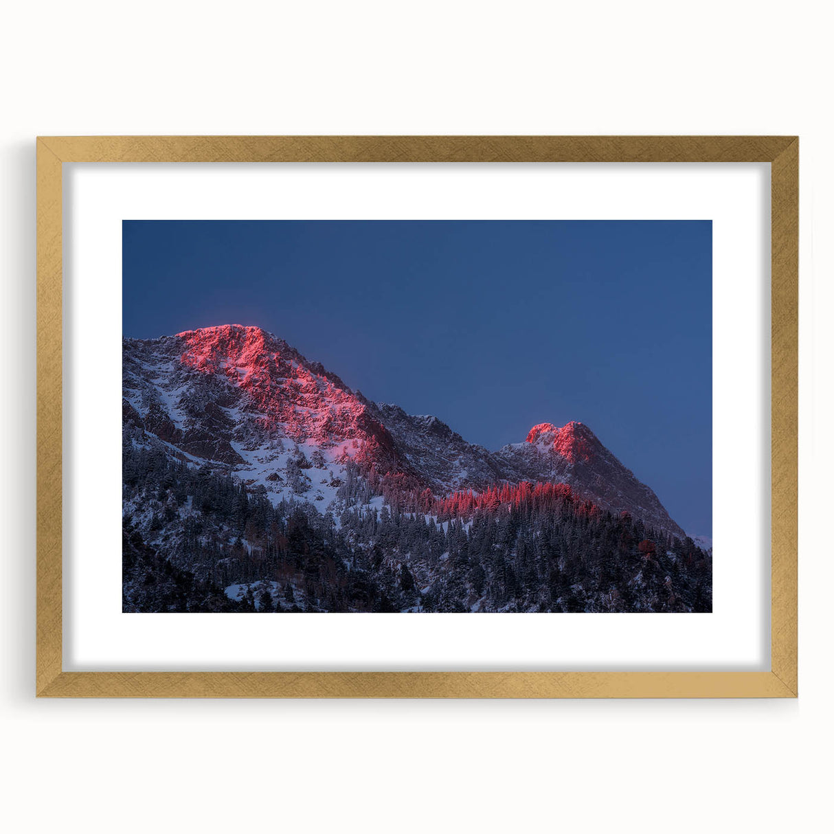 Extra large abstract art print of Salt Lake City, featuring textured gold tones on a framed canvas.