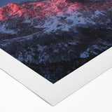 Art deco poster of Salt Lake City skyline in muted gray on rolled canvas, suitable for dining room wall art.