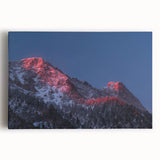 Black and white photograph of Salt Lake City on stretched canvas, ideal for kitchen wall art.