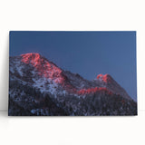 Black and white stretched canvas of Salt Lake City skyline, ideal for kitchen wall art or bedroom ambiance.