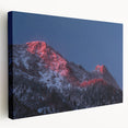 Salt Lake City landscape on stretched canvas, featuring muted earth tones, ideal for kitchen wall art.