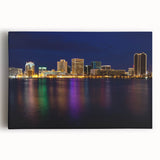 Black and white photograph of Virginia scenery on stretched canvas, suitable as large kitchen wall art.