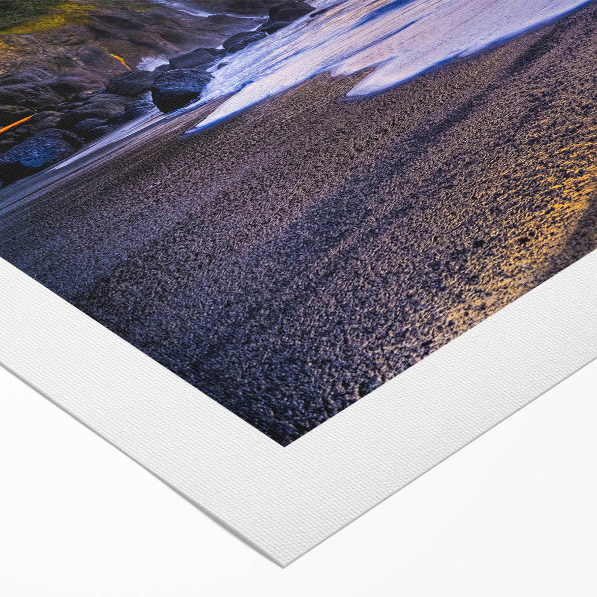 Art deco poster featuring the Olympic landscape in muted earth tones on rolled canvas, suitable for dining room decor.