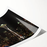 Extra large wall art featuring line art flowers in muted tones on a rolled print, suited for large living room decor.