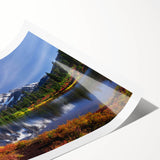 Extra large wall art featuring line art flowers in black and white, rolled print format, ideal for large living room decor.