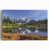 Black and white stretched canvas of Washington D.C. skyline, ideal for kitchen wall art.