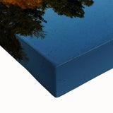 Black and white landscape art painting of the Grand Tetons on stretched canvas, suited for bedroom wall decor.