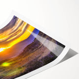 Extra large wall art featuring line art flowers in neutral tones on a rolled print, suitable for large living room decor.