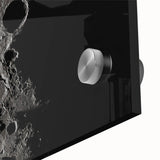 NASA Space Missions Wall Art - Moon Crater Exploration Canvas