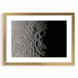NASA Space Missions Wall Art - Moon Crater Exploration Canvas