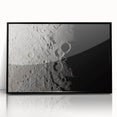 NASA Space Missions Wall Art - Moon Crater Exploration Canvas