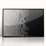 NASA Space Missions Wall Art - Moon Crater Exploration Canvas