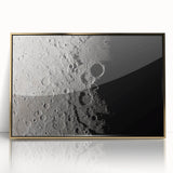 NASA Space Missions Wall Art - Moon Crater Exploration Canvas