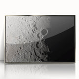 NASA Space Missions Wall Art - Moon Crater Exploration Canvas