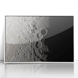 NASA Space Missions Wall Art - Moon Crater Exploration Canvas