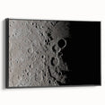 NASA Space Missions Wall Art - Moon Crater Exploration Canvas
