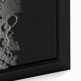 NASA Space Missions Wall Art - Moon Crater Exploration Canvas