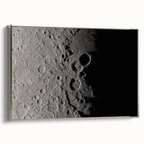 NASA Space Missions Wall Art - Moon Crater Exploration Canvas