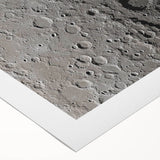 NASA Space Missions Wall Art - Moon Crater Exploration Canvas