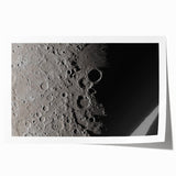 NASA Space Missions Wall Art - Moon Crater Exploration Canvas