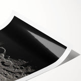 NASA Space Missions Wall Art - Moon Crater Exploration Canvas
