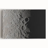 NASA Space Missions Wall Art - Moon Crater Exploration Canvas