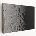 NASA Space Missions Wall Art - Moon Crater Exploration Canvas
