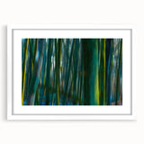 Dynamic Forest Motion Photography – Abstract Green Wall Art