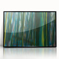 Dynamic Forest Motion Photography – Abstract Green Wall Art