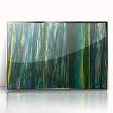 Dynamic Forest Motion Photography – Abstract Green Wall Art