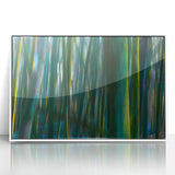 Dynamic Forest Motion Photography – Abstract Green Wall Art