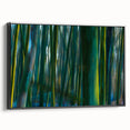 Dynamic Forest Motion Photography – Abstract Green Wall Art