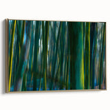 Dynamic Forest Motion Photography – Abstract Green Wall Art