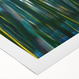 Dynamic Forest Motion Photography – Abstract Green Wall Art