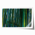 Dynamic Forest Motion Photography – Abstract Green Wall Art
