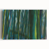 Dynamic Forest Motion Photography – Abstract Green Wall Art