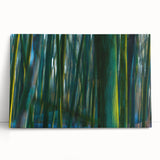 Dynamic Forest Motion Photography – Abstract Green Wall Art
