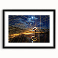 Fiery Expression in Motion – Modern Emotive Figure Wall Art
