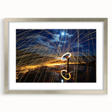 Fiery Expression in Motion – Modern Emotive Figure Wall Art