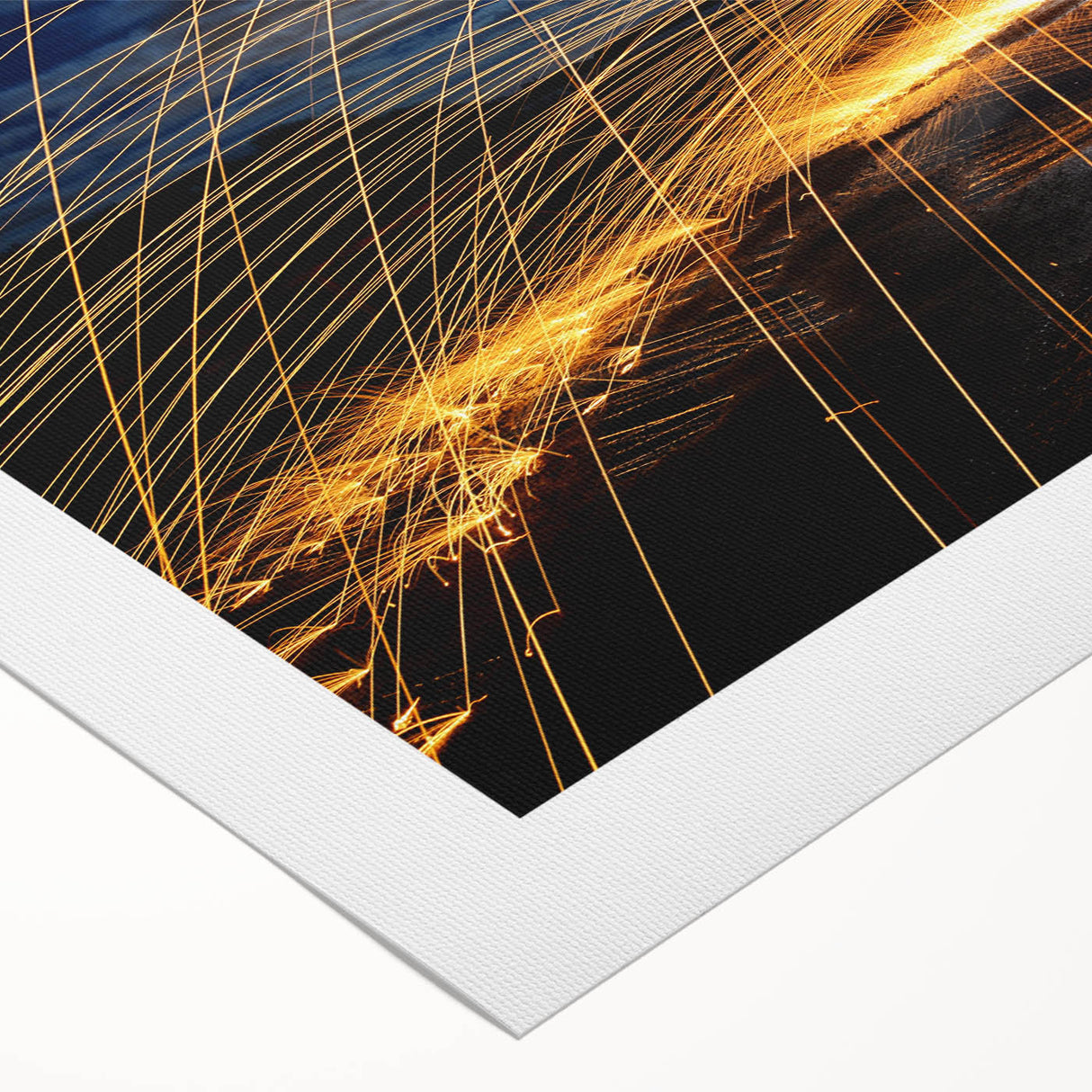 Fiery Expression in Motion – Modern Emotive Figure Wall Art