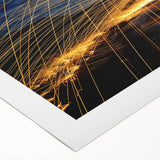 Fiery Expression in Motion – Modern Emotive Figure Wall Art
