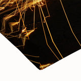 Fiery Expression in Motion – Modern Emotive Figure Wall Art
