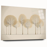 Dining Room Wall Art - Minimalist Gold Tree Contemporary Print