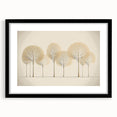 Dining Room Wall Art - Minimalist Gold Tree Contemporary Print