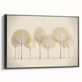 Dining Room Wall Art - Minimalist Gold Tree Contemporary Print