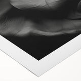 Modern Monochrome Heart – Abstract Living Room Wall Art