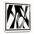 Black and White Office Wall Art – Abstract Geometric Corporate Decor