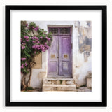 Extra large abstract art print featuring colorful, textured brushstrokes on a framed canvas, ideal for living room decor.