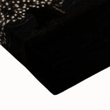 Large art of a black and white cityscape on stretched canvas, ideal for bedroom wall decor.